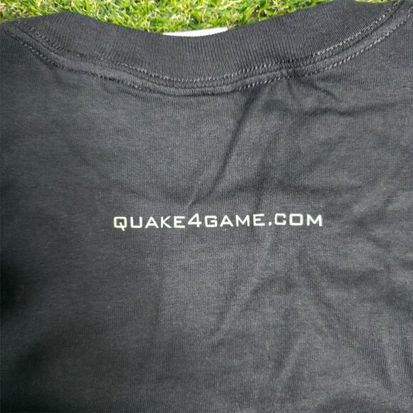 Quake 4 Shirt XL PC Game Promo Computer Gamer Gaming Raven Software Vintage - Picture 5 of 7